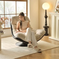 Fauteuil pivotant de luxe moderne, fauteuil inclinable relaxant, mobilier confortable pour salon et chambre à coucher, design 360 degrés