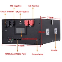 Hulk EU Stock Nouveau V19 48V Kit de boîtier de batterie en acier bricolage Dernier écran A2 Mise à niveau Protection contre l'incendie 15KW 51.2V Lifepo4 Boîtier de batterie