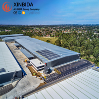Structure en acier préfabriquée pour une vie moderne, cadre rigide Q355B avec revêtement CWB et Galvalume