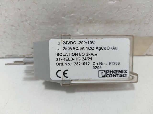 PLC Contact ST-REL3-HG 24/21 Relaisstecker Warranty Product