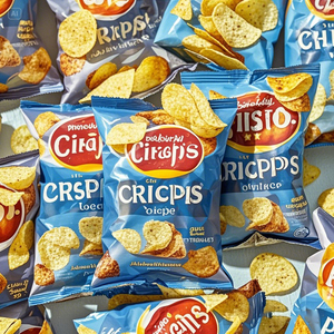Custom Printed Back Seal Pillow Pouch Laminated Popcorn Snack Food Grade Plastic <strong>Potato</strong> <strong>Chips</strong> Packaging Bags - Product Image 3