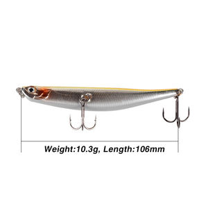<span class=keywords><strong>Leurre</strong></span> flottant FloatingPencil 106mm 10.3g <span class=keywords><strong>Stickbait</strong></span> avec billes magnétiques pour la pêche au bar et au <span class=keywords><strong>brochet</strong></span> en haute mer, leurres de pêche - Product Image 5