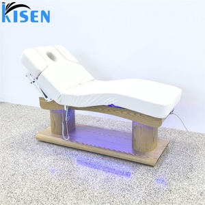KISEN High End Salon Furniture Equipment White Facial Spa Beauty Bed Equipment Modern 4 Motors <b>Electric</b> Massage <b>Table</b> Beauty Bed - Product Image 2