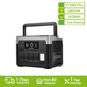 OUKITEL P1500 <span class=keywords><strong>PLUS</strong></span> สถานีไฟฟ้าพกพา 1800W เครื่องกำเนิดพลังงานแสงอาทิตย์ 1536Wh แบตเตอรี่ Lifepo4 สำรองไฟบ้าน สำหรับตั้งแคมป์กลางแจ้ง พลังงานเคลื่อนที่ - Product Image 1
