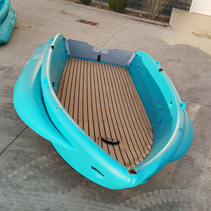 เรือคายัคพองลม PVC คุณภาพสูง สำหรับกีฬาทางน้ำ พร้อมพื้นลมและอุปกรณ์เสริมฟรี เหมาะสำหรับกิจกรรมกลางแจ้ง - Product Image 1