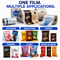 Film d'emballage souple personnalisé pour crackers, film d'emballage alimentaire de qualité alimentaire, emballage pour snacks