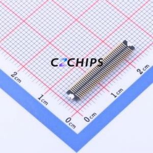 DF12NB(3.0)-80DS-0.5V(51) Board-to-Board & Backplane Connector SMD,P=0.5mm Connector 0.5mm Vertical Mount 2 300mA - Product Image 2
