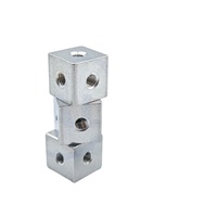 MALAXY M3 M4 M5 M6 Écrous de connexion à bloc fixe en aluminium à six faces Écrou en cube pour boîtier d'ordinateur Écrou carré en bloc acrylique