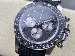 Montre mécanique de luxe de qualité supérieure, étanche, 40 mm, acier inoxydable 904L, mouvement ETA 4130, nouvelle montre en carbone, fabriquée par DIW Factory - Product Image 3