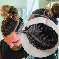 Tresse américaine en dentelle 8 pouces Afro Toupee Système de remplacement Cuticule de cheveux humains alignés fait à la main Unité de dentelle complète pour hommes noirs