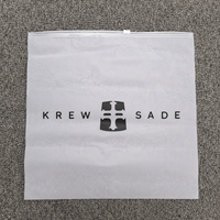 Sacs à fermeture éclair givrés résistants pour vêtements et accessoires Sac à fermeture éclair givré
