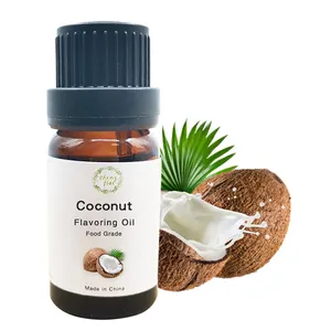 Geconcentreerd Kokosnoot Aroma Food Grade Olie Oplosbare Kokosnoot Lippenbalsem Smaak Olie