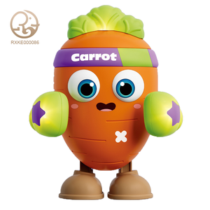 Vente en gros <span class=keywords><strong>de</strong></span> jouets électriques pour enfants, nouveaux modèles 2026, carottes mignonnes qui marchent et dansent avec lumière et musique - Product Image 1