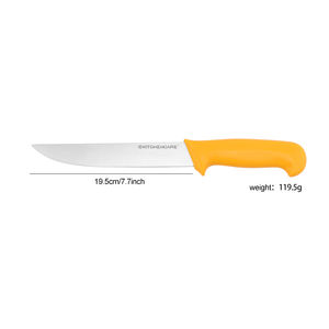 KITCHENCARE 7,6 pulgadas 3cr13 hoja PP mango rebanador cuchillo de cocina cuchillo de Chef personalizado - Product Image 5