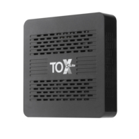 Nuevo UGOOS Tox5 Lite Android TV Box Android 14 RJ45 1000M Amlogic S905X5M Quad Core ARM Cortex-A55 2.4G/5G2T2R BT5.4 Set-top Box
