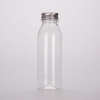 Bouteilles de boisson en plastique avec bouchon PET personnalisées transparentes vides OEM 8oz 10oz 250ml 300ml
