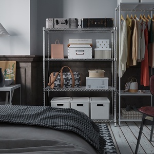 MZG Heavy Duty Modern Painted 1 Tier Adjustable Metal Wire <b>Shelving</b> Unit 1400 Lbs Capacity Household Storage Rack <b>Kitchen</b> Pantry - Product Image 2