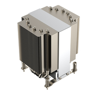 COOLSERVER LGA 1700 4UR28 Ventilateur silencieux pour serveur de bureau, 6 caloducs, radiateur actif en aluminium et cuivre pour processeur, refroidissement pour serveur Intel