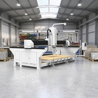 Machine de découpe de pierre intelligente 5+1 axes pour la fabrication sur mesure de comptoirs de cuisine et de dessus de lavabo