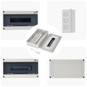 18 Module <b>Wall</b> Switchboard With Transparent Door Small Size For Electrical <b>Wiring</b> Housing - Product Image 3