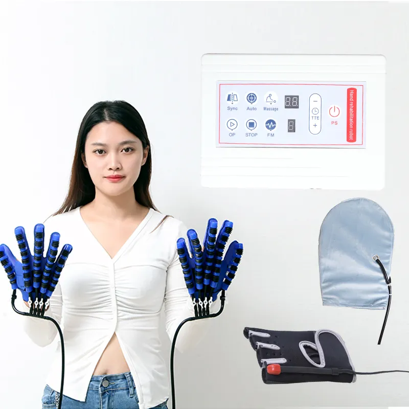 Stroke Hemiplegia Rehabilitation Robot Gloves Hand Finger Training Function Recovery Exercise Equipment