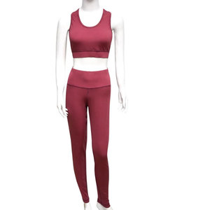 Conjunto de Yoga Personalizado al Por Mayor, Conjuntos de Yoga para Mujer, Ropa Deportiva Transpirable y Cómoda, para Yoga, Pilates y Entrenamientos, 2 Piezas - Product Image 1