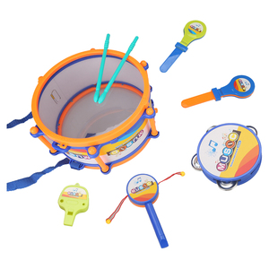 Mini Batería de Juguete de Plástico, Instrumentos Musicales, Tambor de Juguete para Bebés, Instrumentos de Percusión Musicales de Dibujos Animados para Niños - Product Image 5