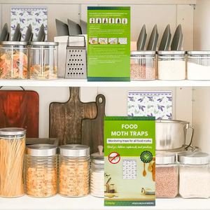 Lot <span class=keywords><strong>de</strong></span> 12 pièges à <span class=keywords><strong>mites</strong></span> alimentaires pour garde-manger et cuisine, pièges collants non toxiques aux phéromones pour <span class=keywords><strong>mites</strong></span> <span class=keywords><strong>de</strong></span> la <span class=keywords><strong>farine</strong></span> et <span class=keywords><strong>mites</strong></span> <span class=keywords><strong>de</strong></span> la <span class=keywords><strong>farine</strong></span> indiennes - Product Image 2