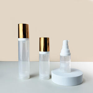 ขวดสุญญากาศทรงกลมสีขาว ผลิตจากพลาสติก PP สำหรับบรรจุรองพื้นเนื้ออิมัลชั่นแบบไม่ต้องใช้แปรง ขนาด 15 มล. 30 มล. 50 มล. ใช้สำหรับผลิตภัณฑ์ดูแลผิวหน้า เช่น ครีมทาหน้า และมาส์กหน้า - Product Image 3