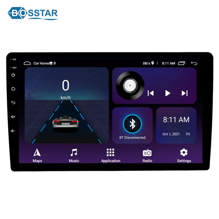 Universal android 9 / 10 zoll auto video radio Gps Navigation radios para autos para carro auto dvd player