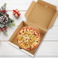 Prix d'usine de haute qualité personnalisé biodégradable personnalisé taille motif impression ondulé 12x12 blanc boîtes à pizza