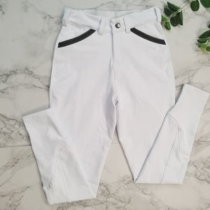 Pantalones ecuestres de secado rápido para niños de 6 <span class=keywords><strong>a</strong></span> 16 <span class=keywords><strong>a</strong></span>ños, pantalones de <span class=keywords><strong>montar</strong></span> <span class=keywords><strong>a</strong></span> <span class=keywords><strong>caballo</strong></span> pequeños, empuñaduras de rodilla, Spandex de bolsillo transpirable suave - Product Image 6
