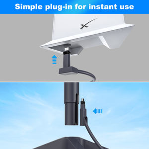 Starlink V3 <span class=keywords><strong>30</strong></span>/70/100/150ft <span class=keywords><strong>Cable</strong></span> impermeable para Starlink Gen 3 <span class=keywords><strong>Cable</strong></span> <span class=keywords><strong>de</strong></span> extensión <span class=keywords><strong>de</strong></span> repuesto para <span class=keywords><strong>Internet</strong></span> satelital rectangular - Product Image 4