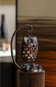 Nordic Retro <strong>Owl</strong> Cast Iron <strong>Candle</strong> <strong>Holder</strong> Hanging Lamp Ornament Home Decoration Decoration Handicraft - Product Image 4