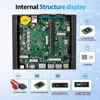 Mini PC industriel sans ventilateur N150, fonctionnement stable 24h/24 et 7j/7 : doté d'un processeur N150 quadricœur, quatre threads, avec un TDP ultra-faible de 6W