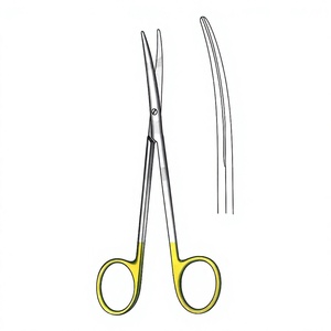Tijeras Metzenbaum-Fino de 23 cm / 9 Pulgadas, Tijeras Quirúrgicas Delicadas Curvas/Retas con Inserciones de Carburo de Tungsteno TC GOLD - Product Image 1