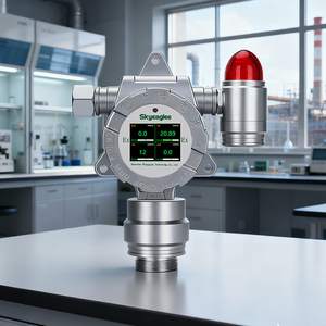 LCD 디스플레이가 있는 고정형 SO2F2 가스 분석기, 유독 가스 모니터링을 위한 황화수소 누출 감지 경보 - Product Image 1