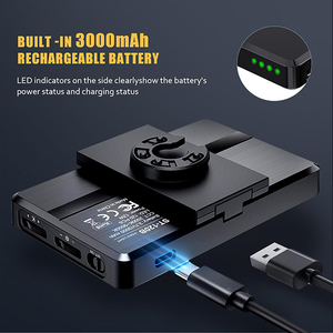 ไฟโทรศัพท์120 LED พร้อมคลิปด้านหน้าและด้านหลังไฟเซลฟี่สำหรับ iPhone, <span class=keywords><strong>iPad</strong></span>, โทรศัพท์, ไฟพกพาขนาดเล็ก3000mAh - Product Image 5