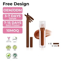 Kit de gloss et crayon à lèvres vegan du fabricant – 8 couleurs, gloss liquide et crayon à lèvres longue tenue, haute pigmentation, hydratant