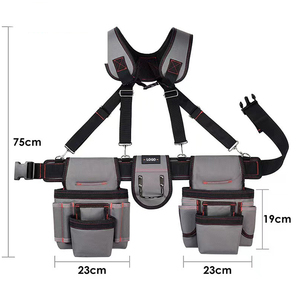 Prêt à expédier échantillon gratuit chariot menuiserie sac à outils fer travailleur outil ceinture sac multi-usages sac de rangement - Product Image 3