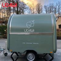 Carrito de Comida Móvil para Exteriores, Remolque de Papas Fritas, Cocina para Planta Procesadora de Vegetales, para Venta de Alimentos
