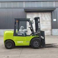 Runtx Marque 2500kg 3m-6m Triplex Mât Chariot Élévateur Solide Pneus Côté Shifter Moteur Diesel Prix Usine