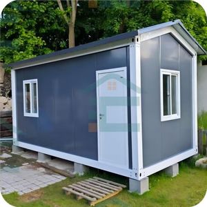 Wfzh20ft Xách Tay Đúc Sẵn Di Động Kết Cấu Thép Phẳng Gói Đóng Mở Prefab Vận Chuyển Kim Loại Container Nhà Nhà Khung - Product Image 5