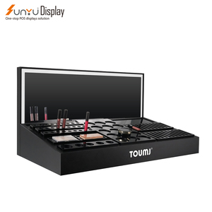 Custom Acrylic High End Lipstick Eye Shadow <strong>Display</strong> <strong>Stand</strong> Cosmetic <strong>Stand</strong> <strong>Display</strong> Counter <strong>Make</strong> <strong>up</strong> <strong>Display</strong> <strong>Stand</strong> - Product Image 1