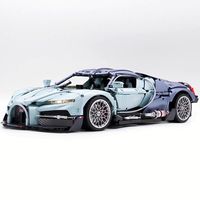 Kit de modèle de voiture de course télécommandée Guly 10648, supercar technique, ABS, échelle 1:8, jouet électronique, 3719 pièces, construction pour adultes