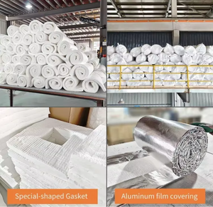 Couverture en fibre céramique haute densité pour joint de <span class=keywords><strong>porte</strong></span> de <span class=keywords><strong>four</strong></span>, matériau de joint flexible pour l'industrie sidérurgique - Product Image 5