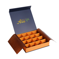 Cajas de Regalo de Cartón Rígido con Imán, Impresión Personalizada, para Chocolates Artesanales de Lujo, Dulces, Caramelos, San Valentín, Venta al Por Mayor