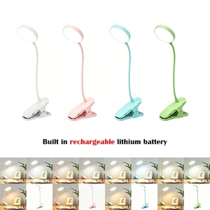 โคมไฟตั้งโต๊ะ LED แบบชาร์จไฟได้ คอห่านปรับได้ 3 สี ปรับความสว่างได้ ถนอมสายตา ชาร์จ USB แบบพกพา โคมไฟข้างเตียงนักเรียน - Product Image 1