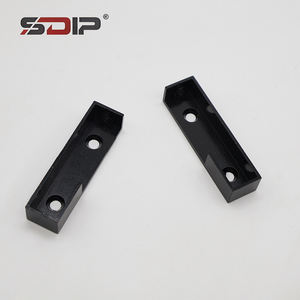 Nouveau support de tige de suspension de garde-robe en alliage de Zinc <span class=keywords><strong>barre</strong></span> horizontale tige de suspension <span class=keywords><strong>fixation</strong></span> bride siège épaissi siège inférieur pour vêtements - Product Image 2