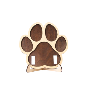 Nouveau produit : Cadre d'album commémoratif rectangulaire moderne en bois pour animaux de compagnie - Product Image 1